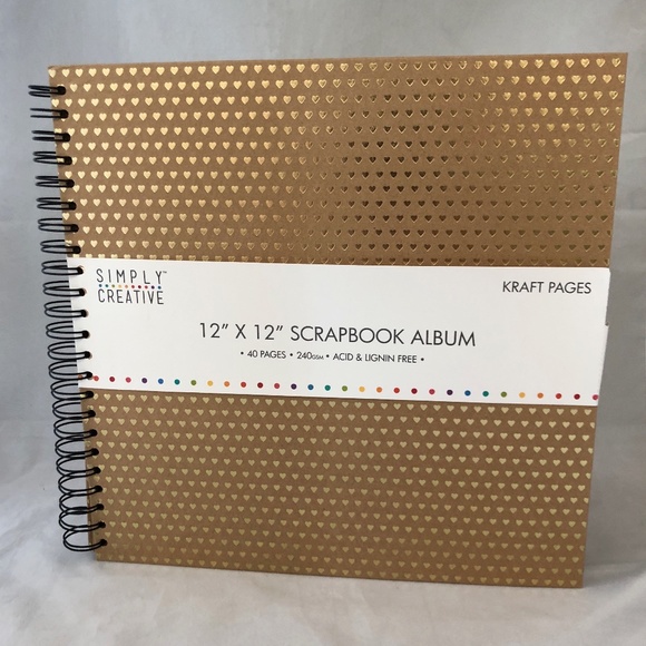 Simply Creative Kraft 12x12 Scrapbook 40 pages - Picture 1 of 3